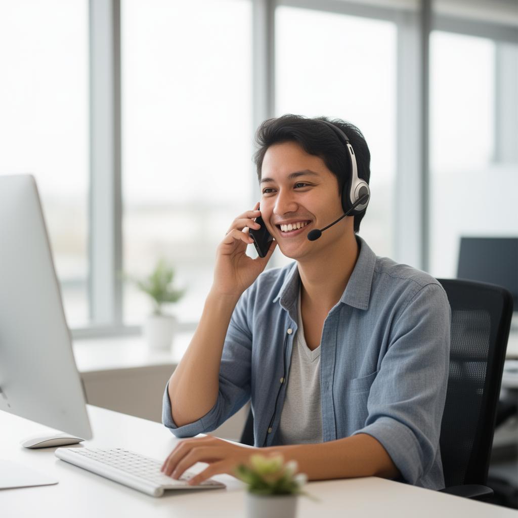 A licensed Meet Health Plans advisor speaking with a customer