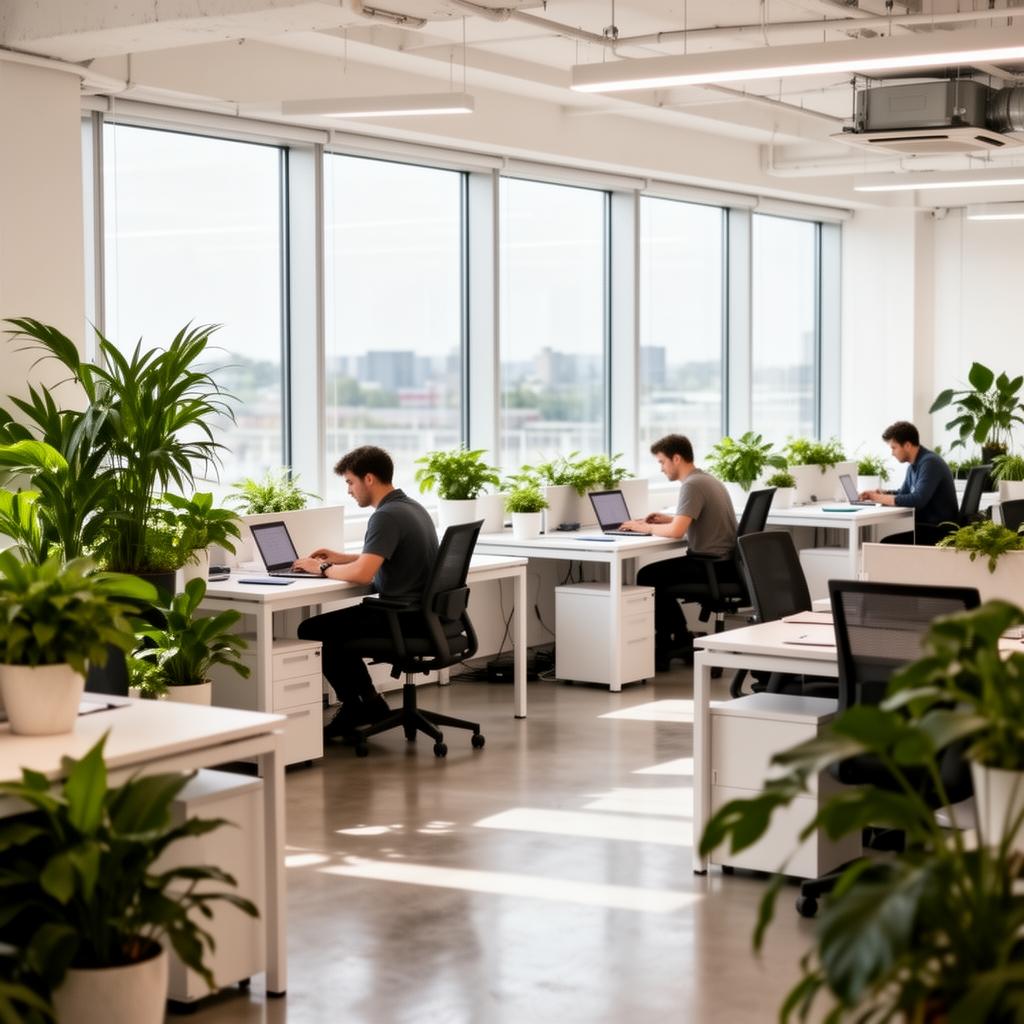 The Meet Health Plans advisor team in a bright modern office